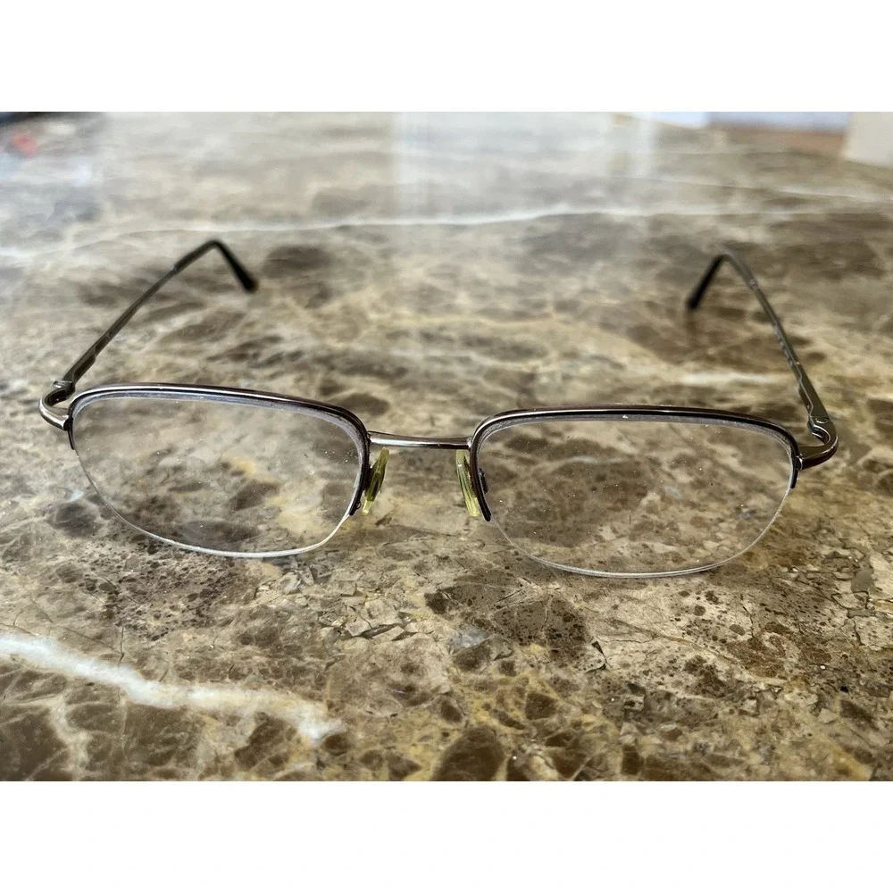POLO RALPH LAUREN Eyeglasses Polo 1001 9011‎ Gold Half Rim FRAMES ONLY 51-19-135